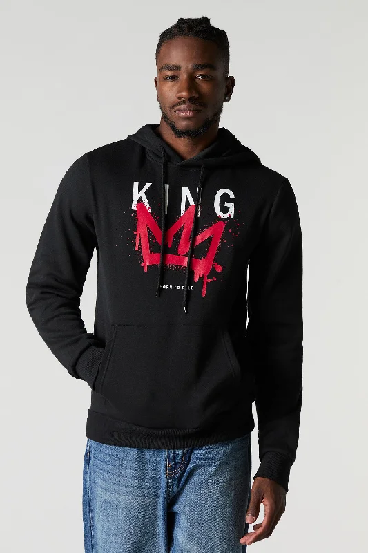 King Graphic Fleece Hoodie