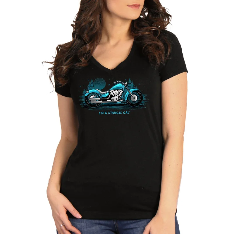 Hot Leathers SPL1840 Women's Black 2023 Sturgis Sturgis Gal T-Shirt