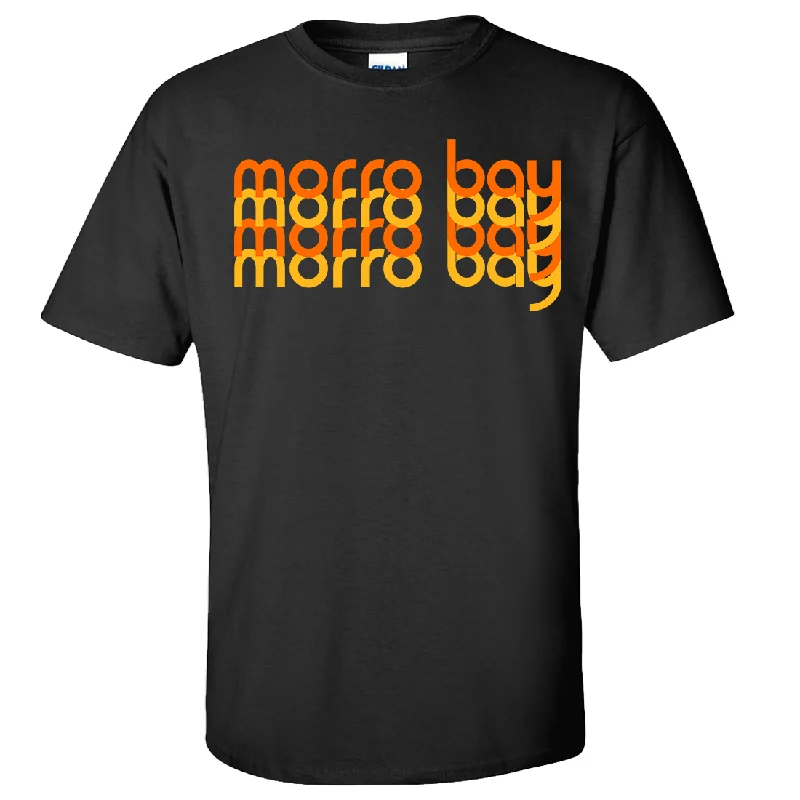 Morro Bay Sunset Stack Asst Colors T-shirt/tee