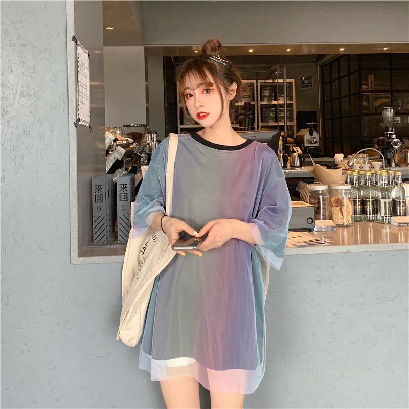 Women's Two-layer Mesh T-shirt